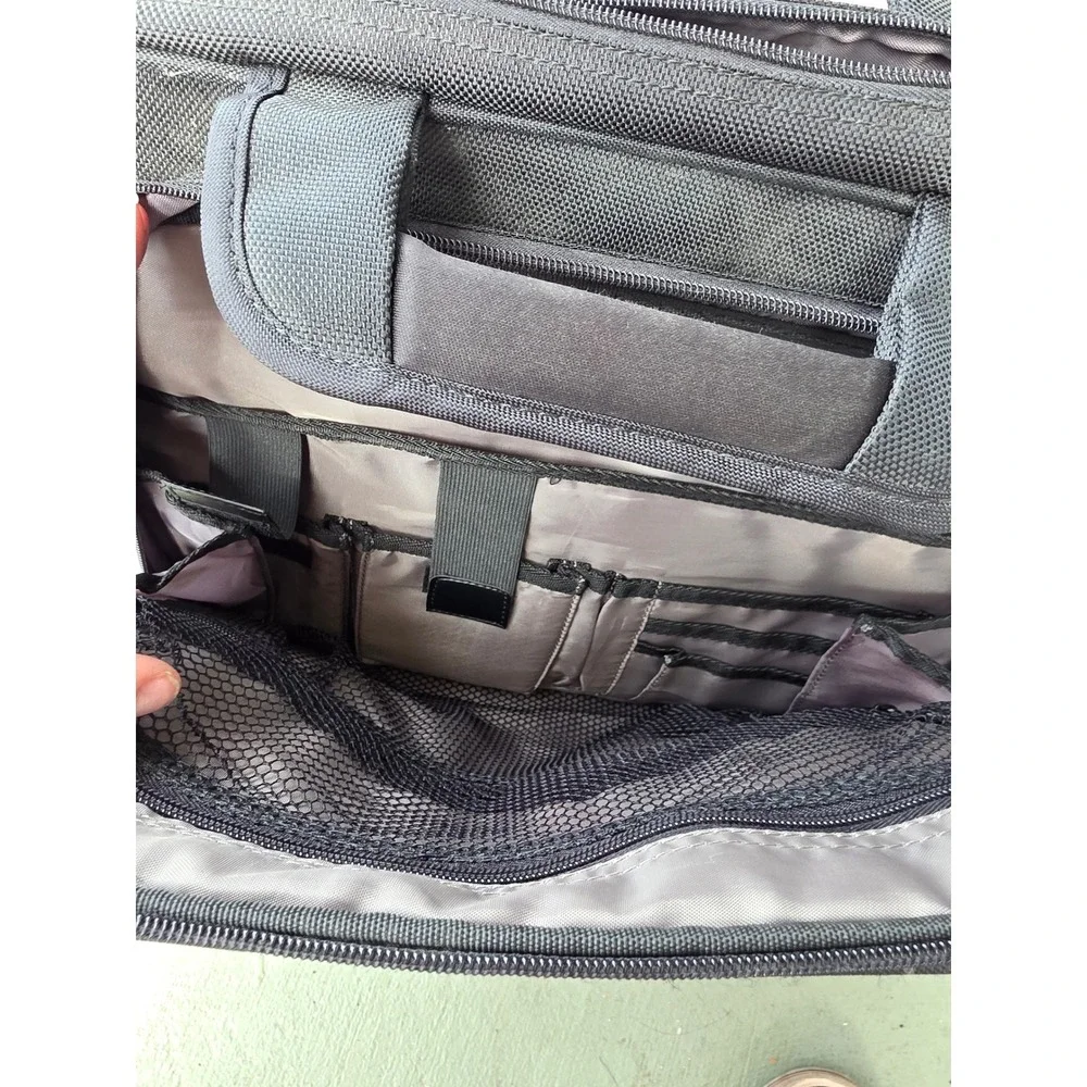 Dell Black Ballistic Nylon Laptop Messenger Bag Briefcase Professional Travel Z2